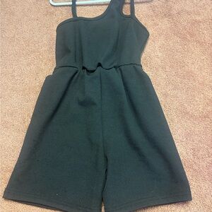 SHEIN girls one piece black romper size 5/6